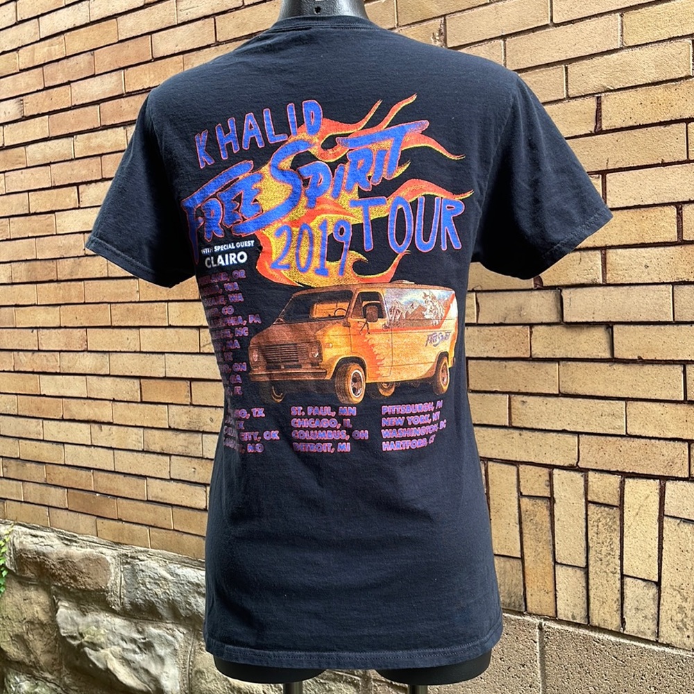 Khalid 2019 Free Spirit wolf concert tour shirt unisex Size Small